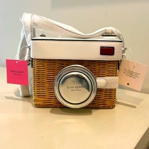 Kate Spade Wicker Camera Purse